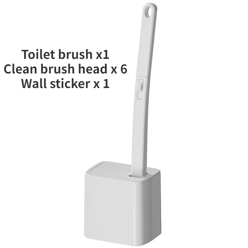 Toilet Brush with Replaceable Heads