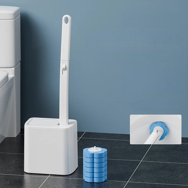 Toilet Brush with Replaceable Heads