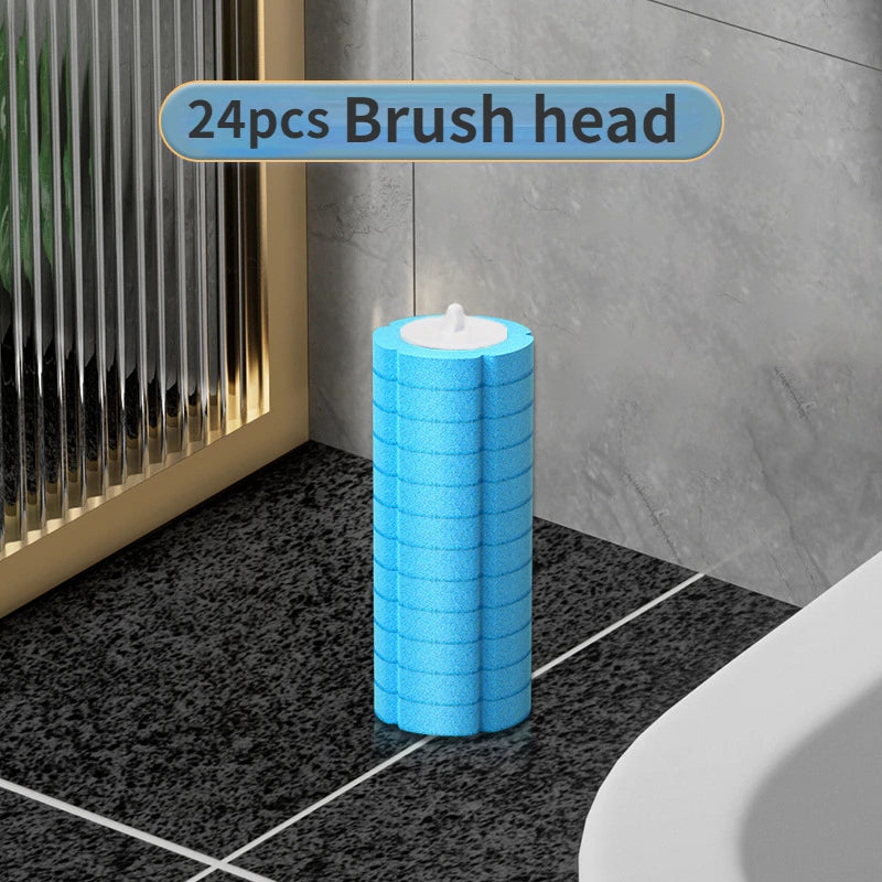 Toilet Brush with Replaceable Heads