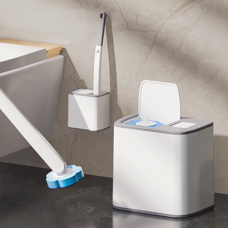 Toilet Brush with Replaceable Heads