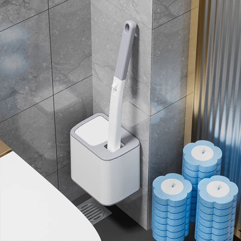 Toilet Brush with Replaceable Heads